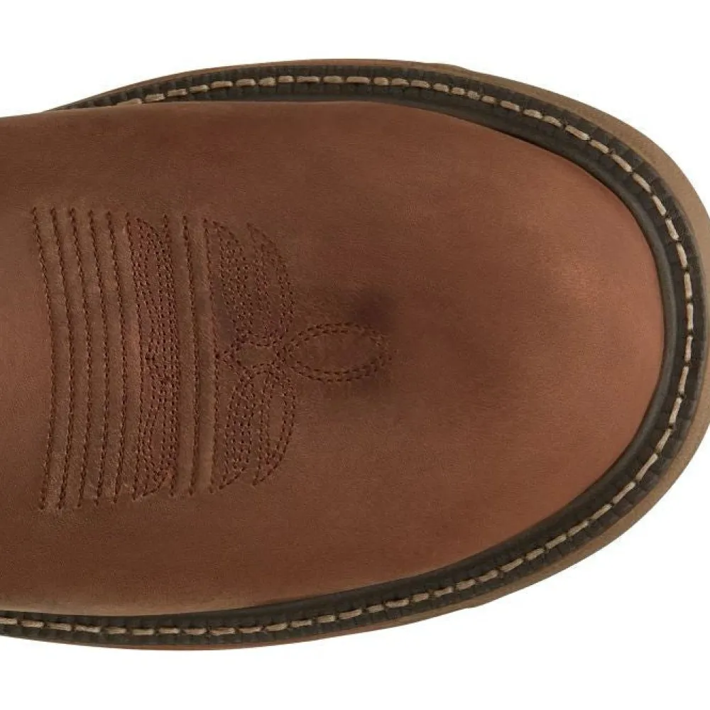 Justin Men's Rush 11" Round Toe WP Western Work Boot -- SE4332