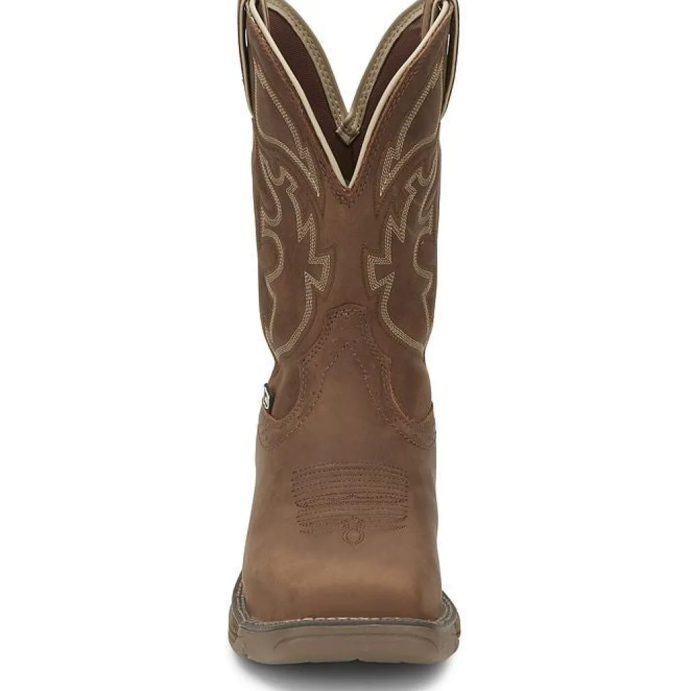 Justin Men's Rush 11" Steel Toe Western Work Boot -- WK4331