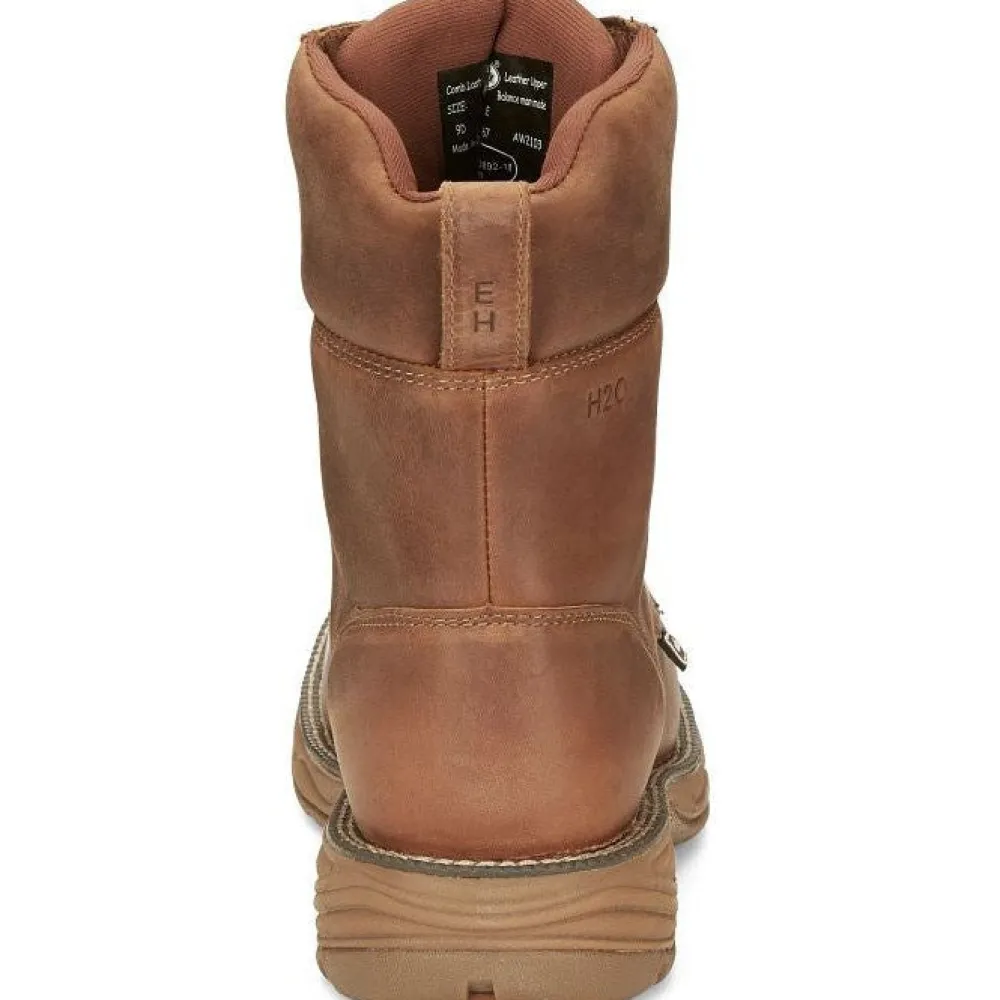 Justin Men's Rush 8" WP Lace Up Western Work Boot -- SE467