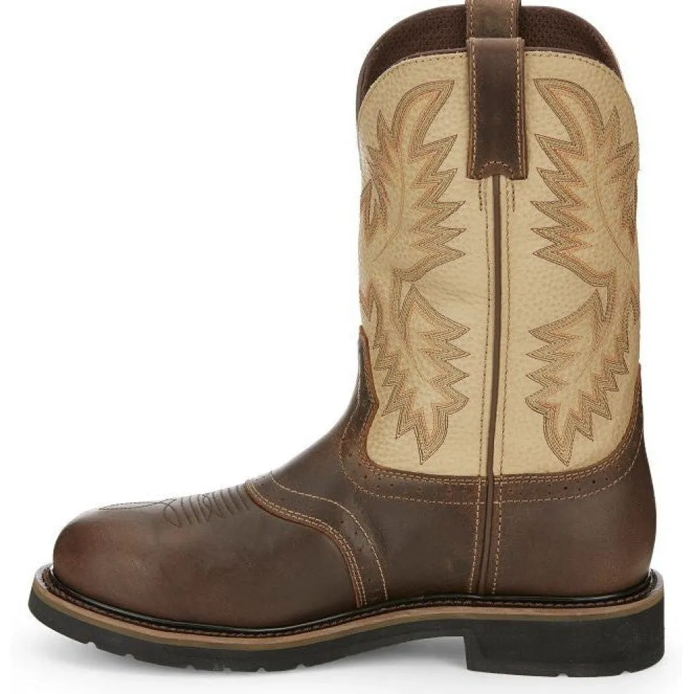 Justin Men's Superintendent 11" Steel Toe Western Work Boot -- SE4661