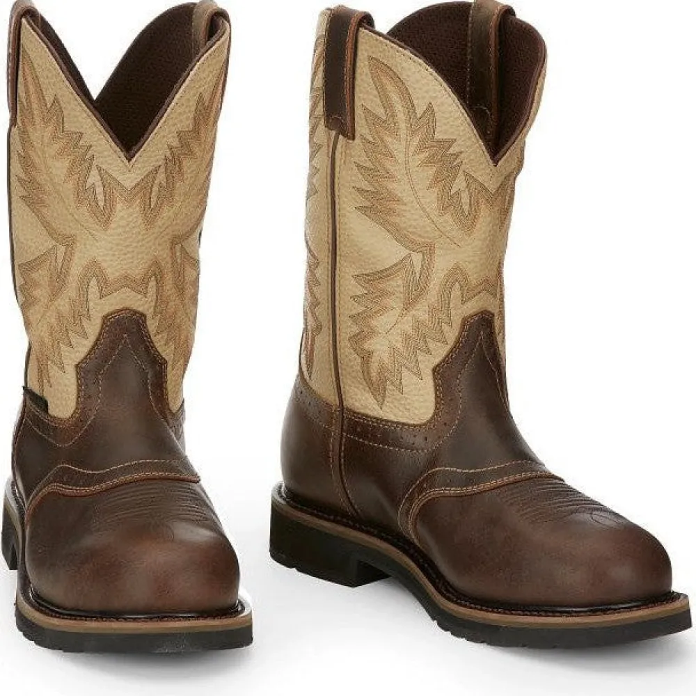 Justin Men's Superintendent 11" Steel Toe Western Work Boot -- SE4661
