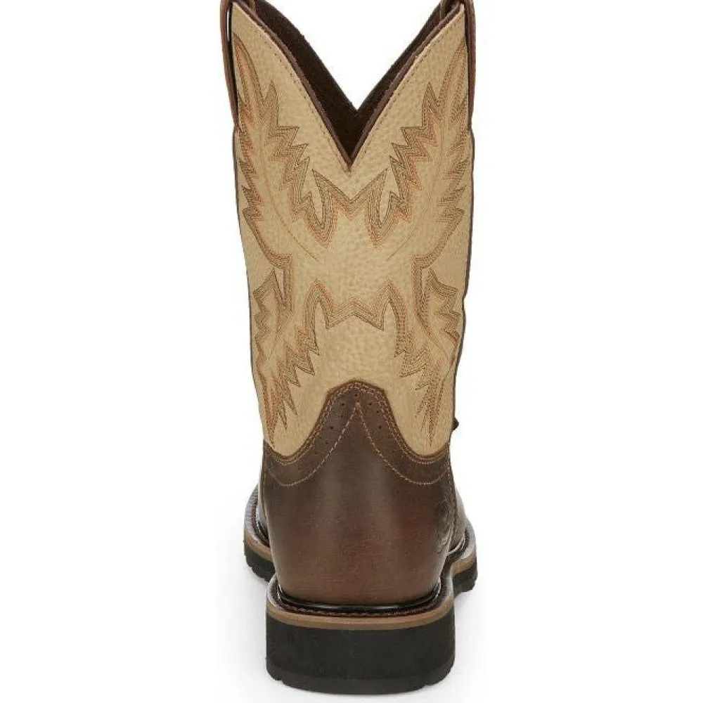 Justin Men's Superintendent 11" Steel Toe Western Work Boot -- SE4661