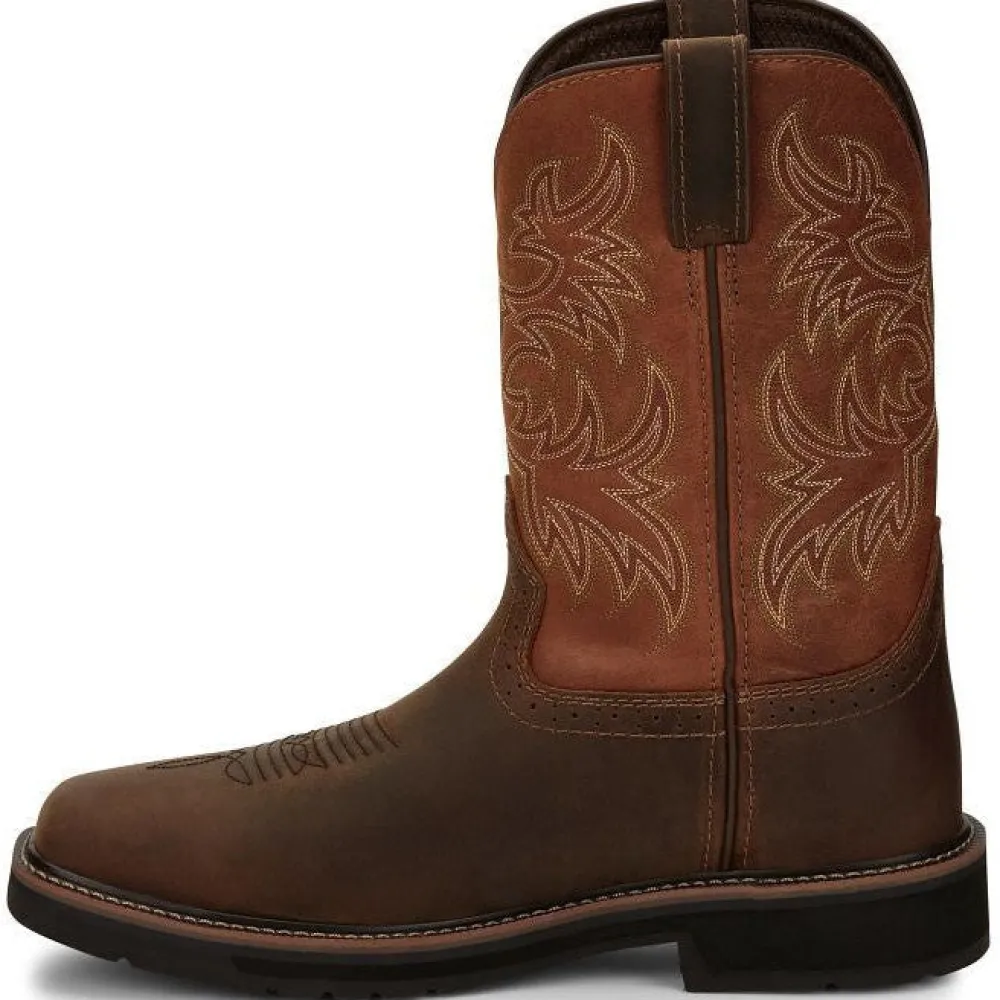 Justin Men's Switch 11" Composite Toe Western Work Boot -- SE4812