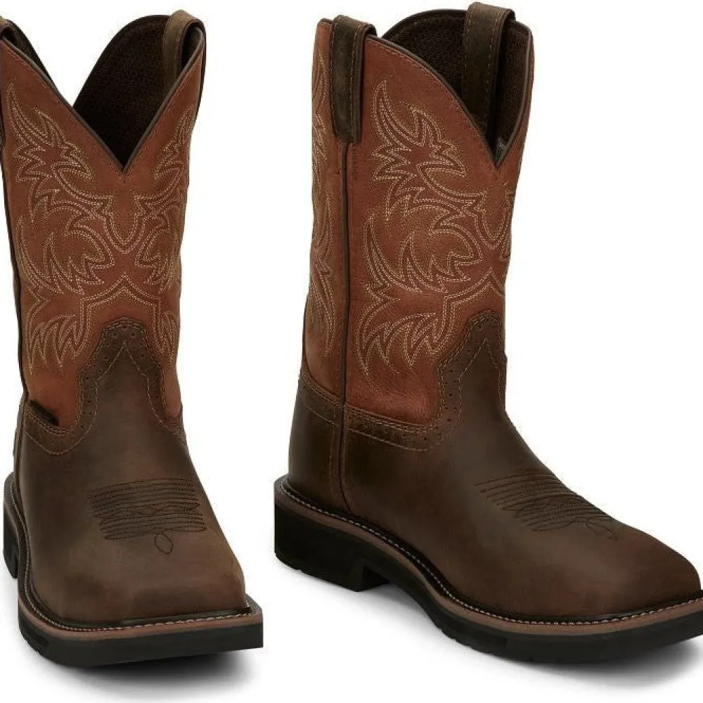 Justin Men's Switch 11" Composite Toe Western Work Boot -- SE4812