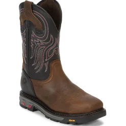 Justin Men's Tanker 11" Steel Toe Western Work Boot -- WK2104