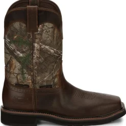 Justin Men's Trekker 11" CT WP Western Work Boot -- SE4677
