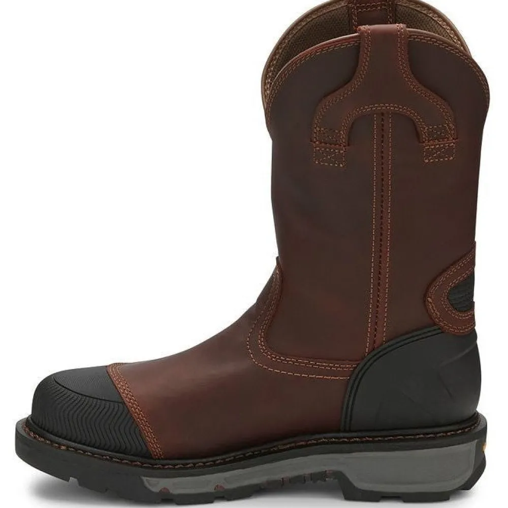 Women Justin Men's Warhawk II 11" WP Comp Toe Western Work Boot -- WK2152