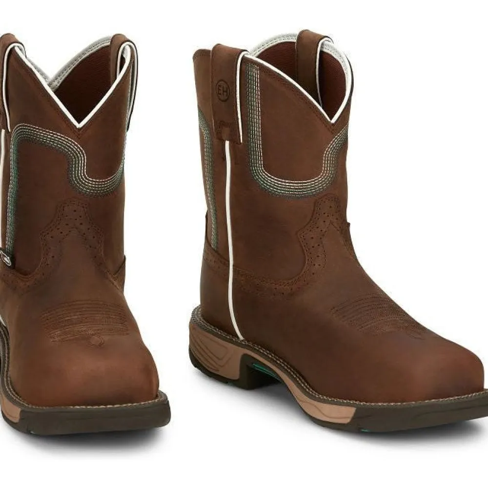 Justin Women's Rush 8" CT WP Western Work Boot -- SE4360