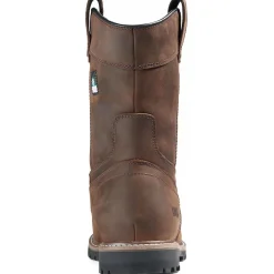 Women Kodiak Men's Mckinney Comp Toe WP Wellington Work Boot -Brown- 4TERDB