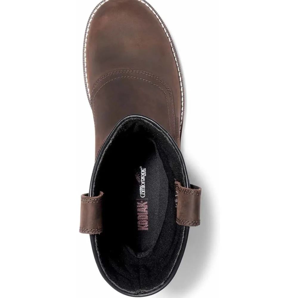 Women Kodiak Men's Mckinney Comp Toe WP Wellington Work Boot -Brown- 4TERDB