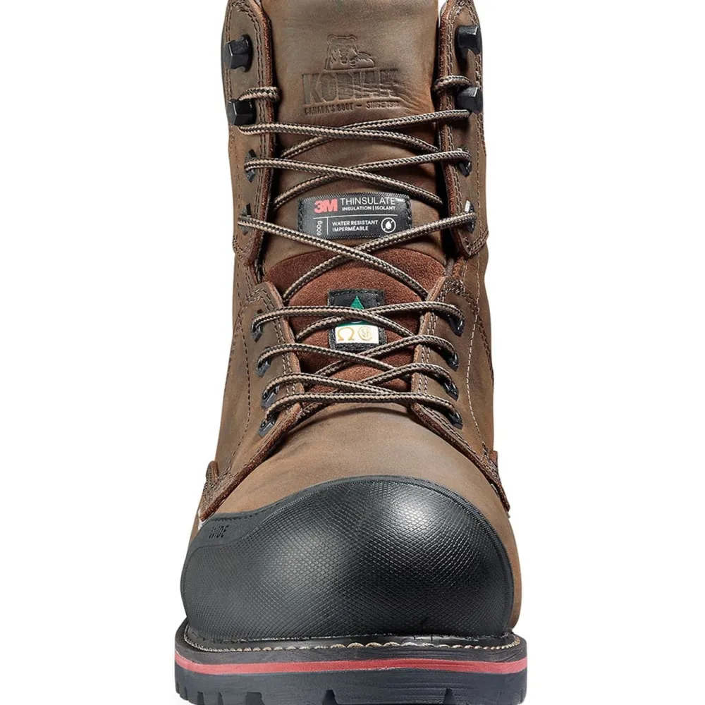 Kodiak Men's Widebody Warm 8" Comp Toe WP Work Boot -- 8353DB