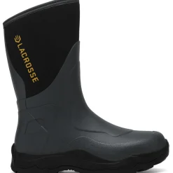 LaCrosse Men's Alpha Agility 12" WP Pull On Field Work Boot -Black- 336881