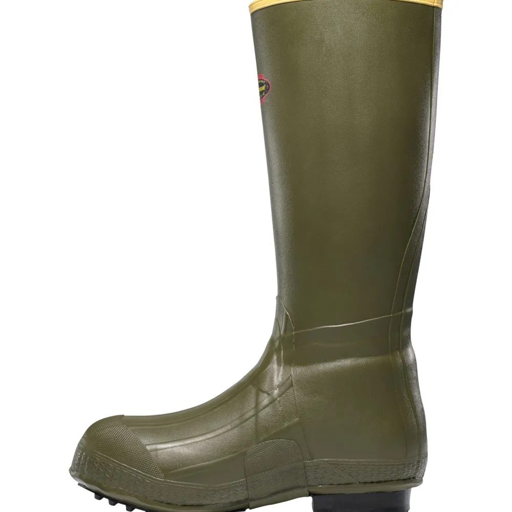 LaCrosse Men's Burly Air Grip 18" Rubber Work Boot - - 266050