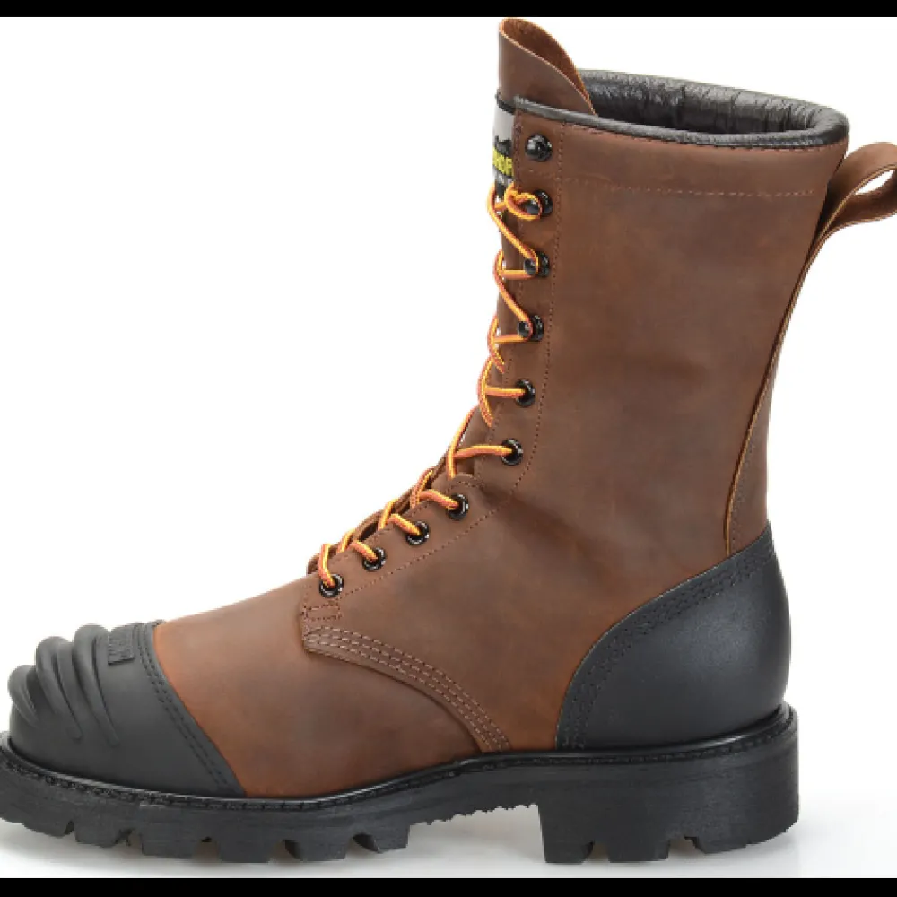 Matterhorn Men's Copper 10" Steel Toe WP Metguard USA Made Work Boot - MT910