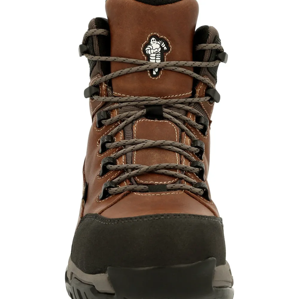 Michelin Men's HydroEdge 6" Alloy Toe WP PR Work Boot - - MIC0006