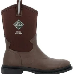 Muck Man' Chore Mid 12" Square Toe WP Western Work Boot -- MCHWM90