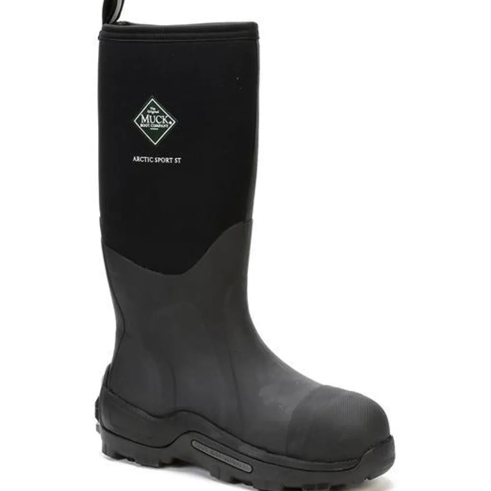 Women Muck Men's Arctic Sport Tall Steel Toe WP Rubber Work Boot - - ASP-STL