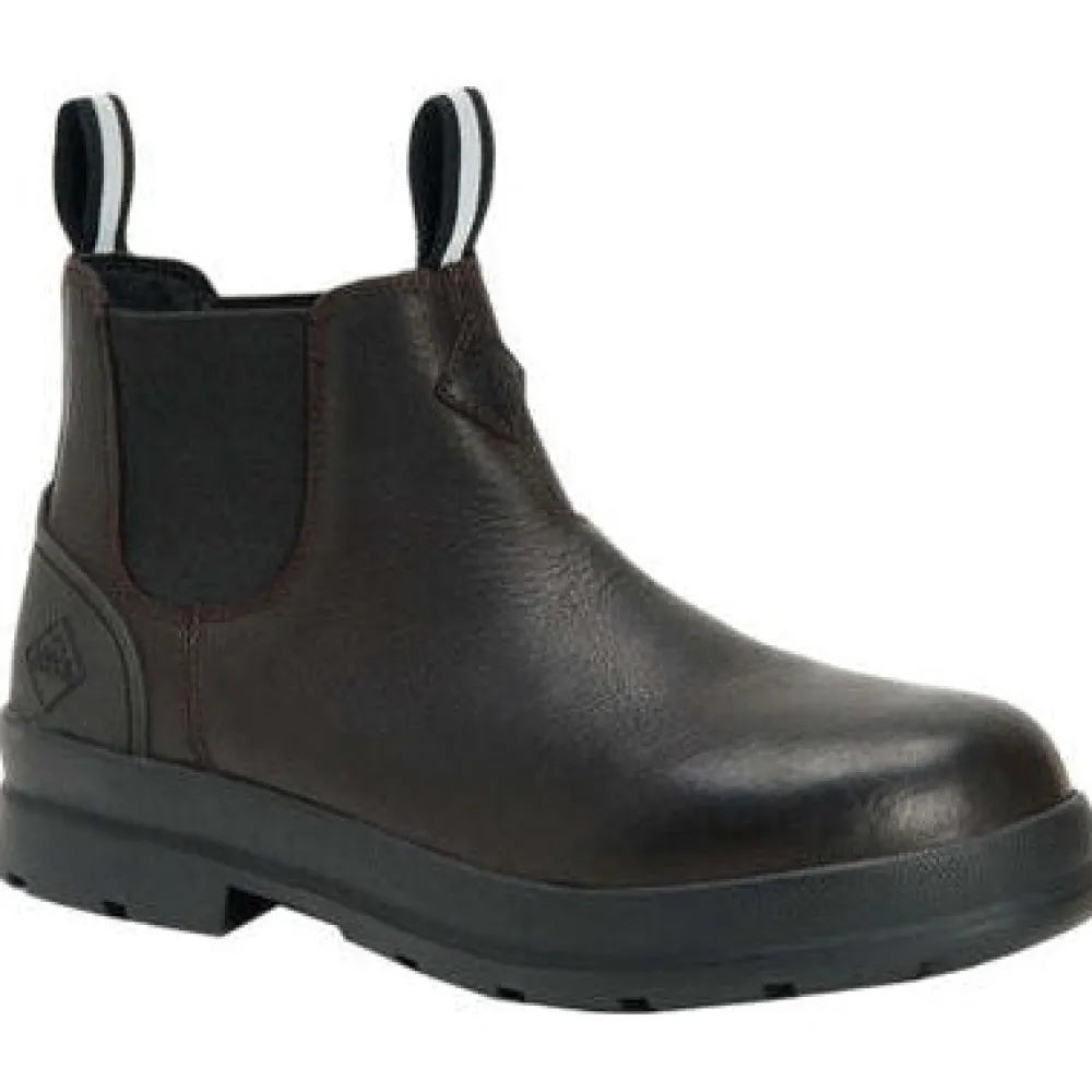 Muck Men's Chore Farm Leather Chelsea WP Work Boot - - CCLP-900
