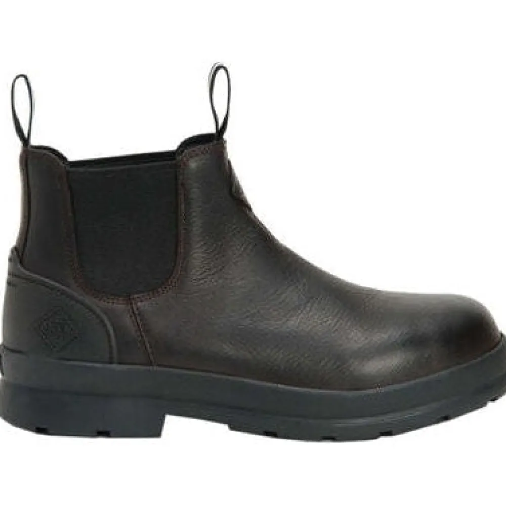 Muck Men's Chore Farm Leather Chelsea WP Work Boot - - CCLP-900