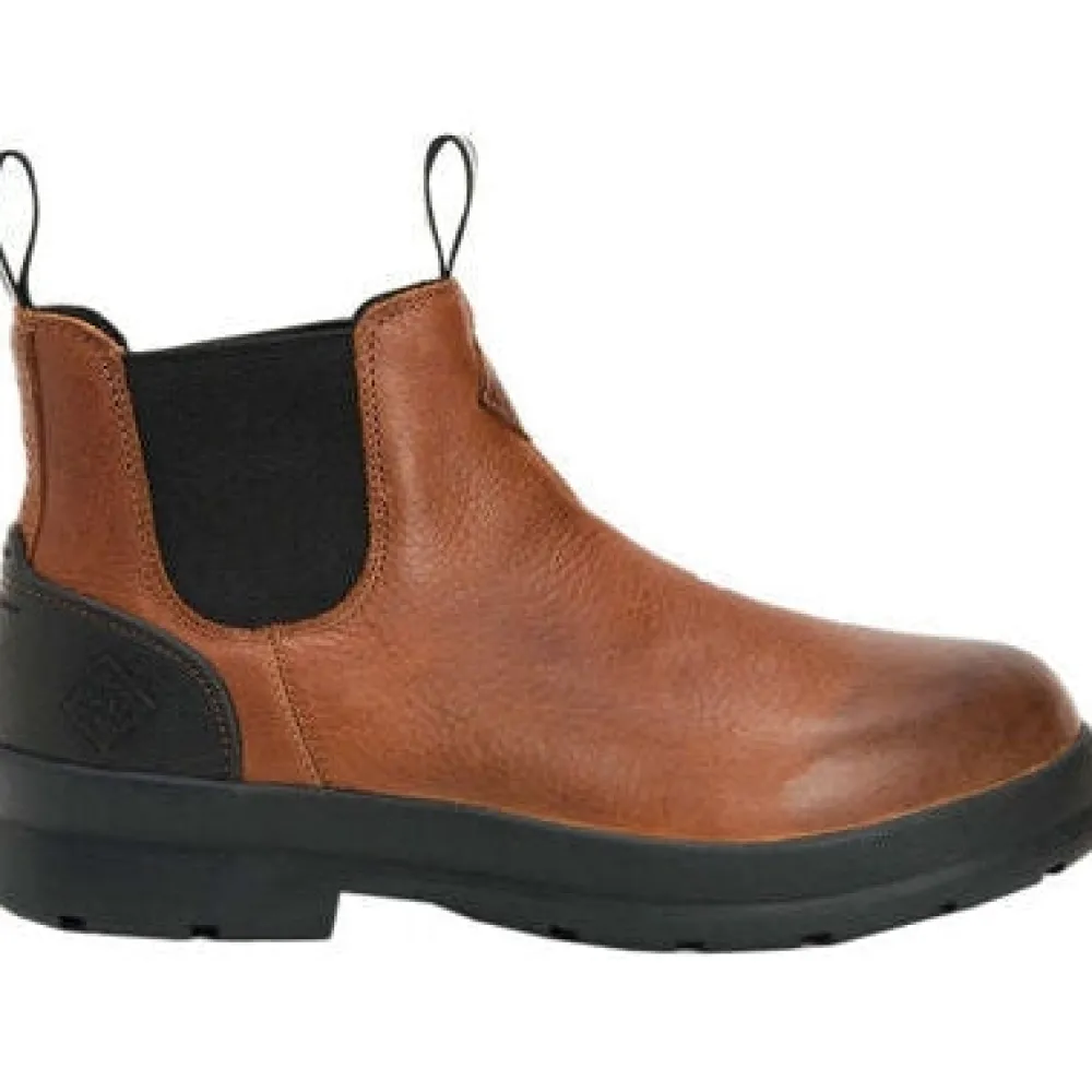 Muck Men's Chore Farm Leather Chelsea WP Work Boot - - CCLP-901
