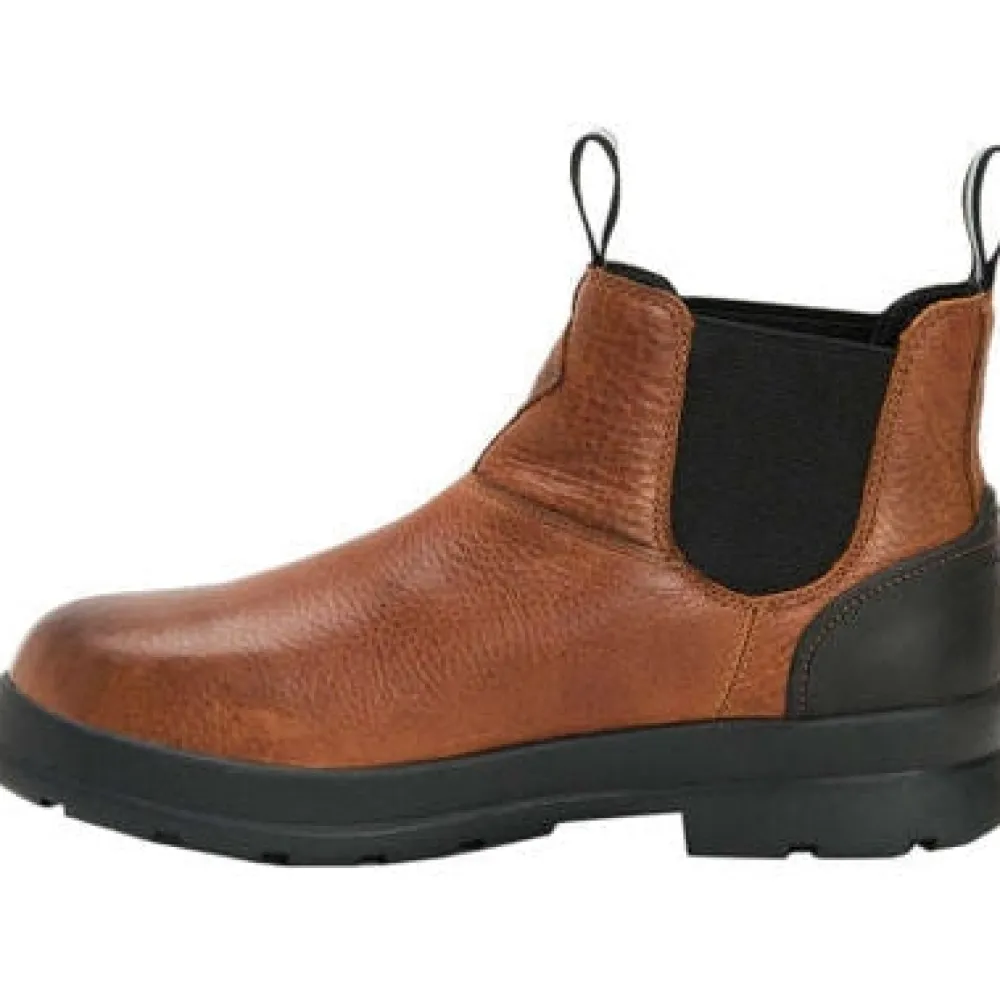 Muck Men's Chore Farm Leather Chelsea WP Work Boot - - CCLP-901