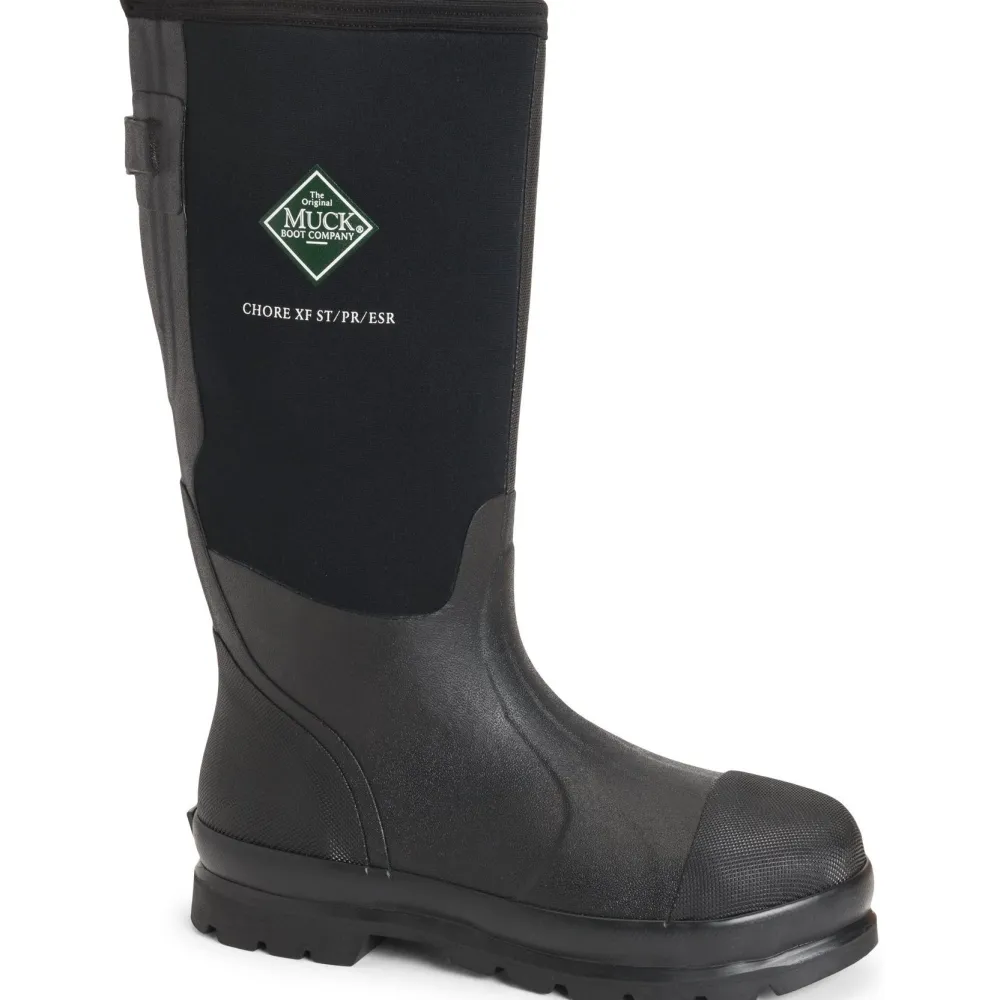 Muck Men's Chore Wide Calf Steel Toe WP Rubber Work Boot - - MCXF-STL