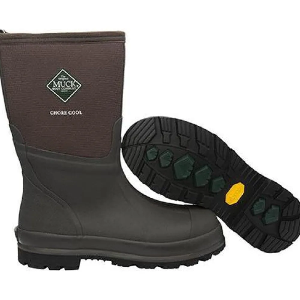 Muck Men's Chore XpressCool Mid 12" WP Wellington Rubber Work Boot - CMCT-900