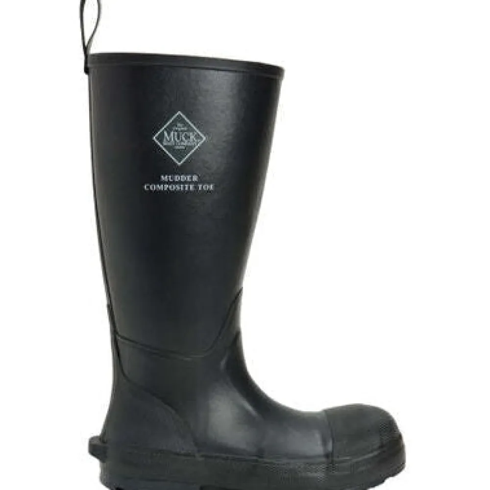 Muck Men's Mudder Tall Waterproof Comp Toe Work Boot - - MUD-000C