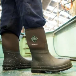 Women Muck Men's Wetland WP Wellington Rubber Work Boot - /Bark - WET-998K