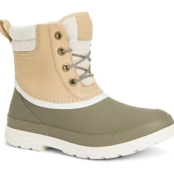 Women Muck Women's Originals Duck Lace Waterproof Duty Boot- Walnut- ODLW-901