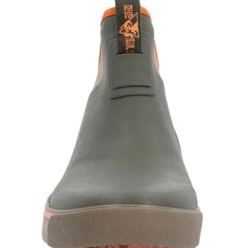 Women Rocky Dry Strike WP Green & Orange Deck Boot - Stone - RKS0568