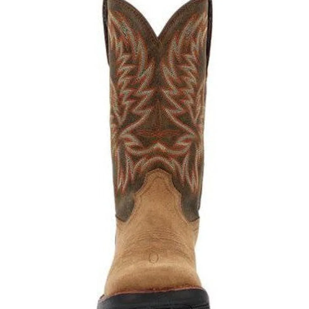 Rocky Men's Bronco 12" Comp Toe WP Western WorkBoot- - RKW0452