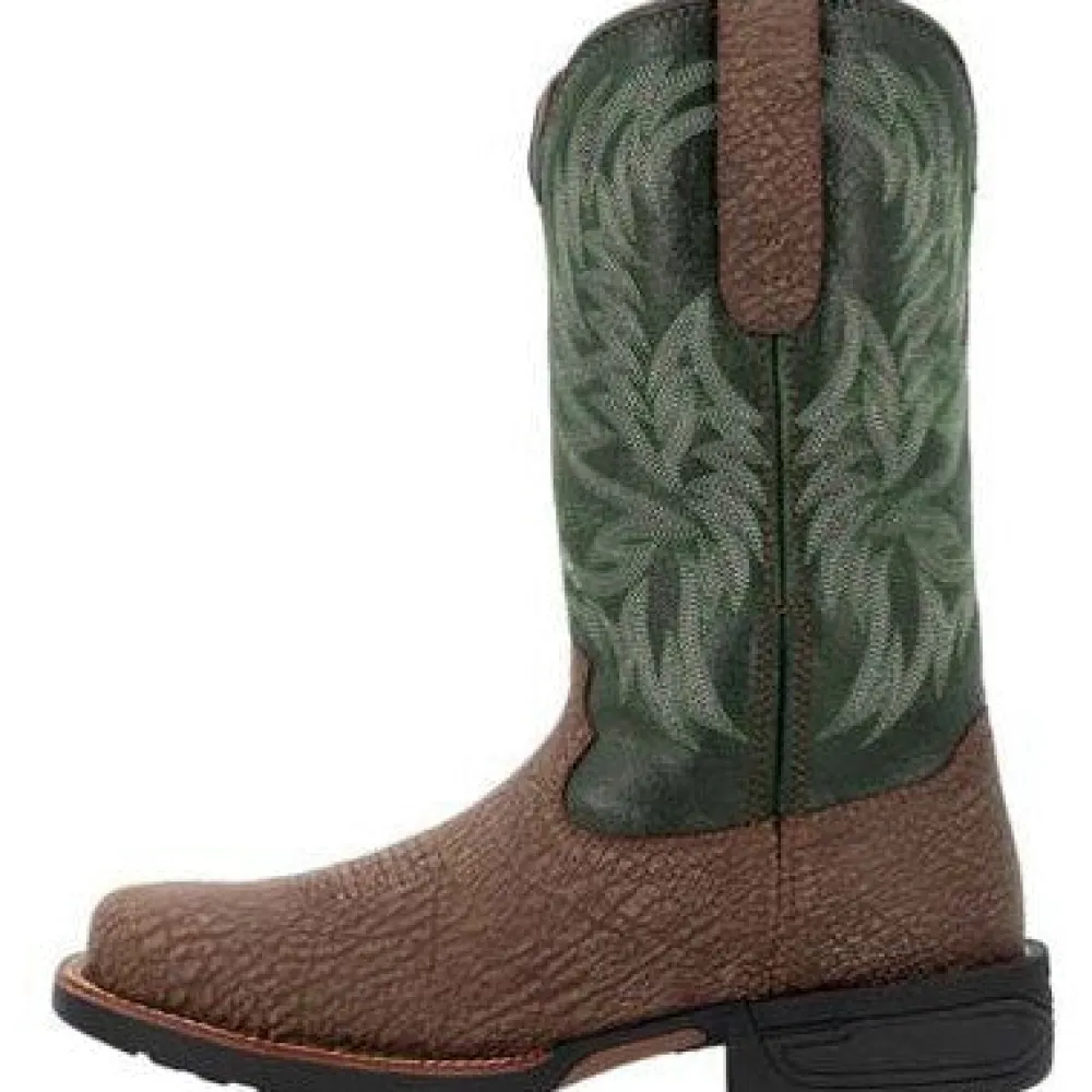 Rocky Men's Bronco 12" Comp Toe WP Western Classic Boot- Brown- RKW0454