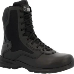 Rocky Men's Cadet 8" Side Zip Public Service Duty Boot -- RKD0102