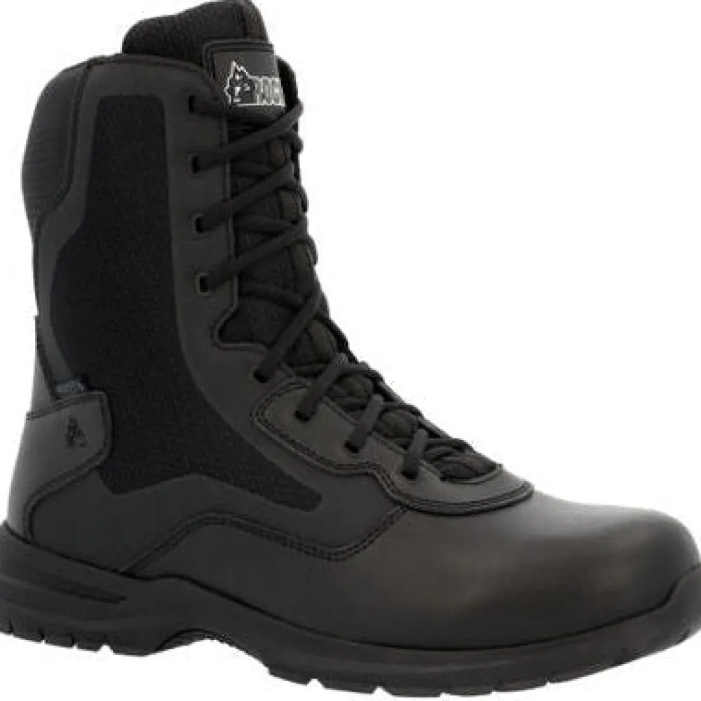 Rocky Men's Cadet 8" Side Zip Public Service Duty Boot -- RKD0102