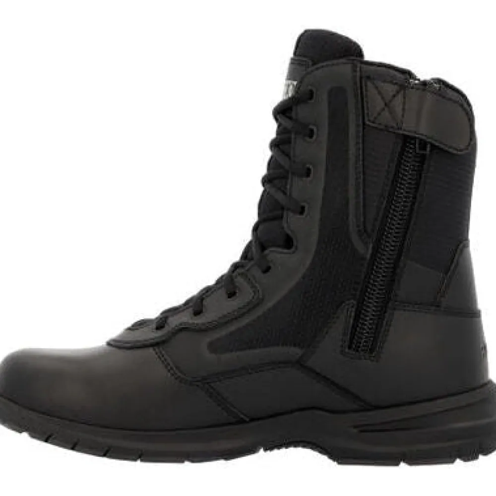 Rocky Men's Cadet 8" Side Zip Public Service Duty Boot -- RKD0102