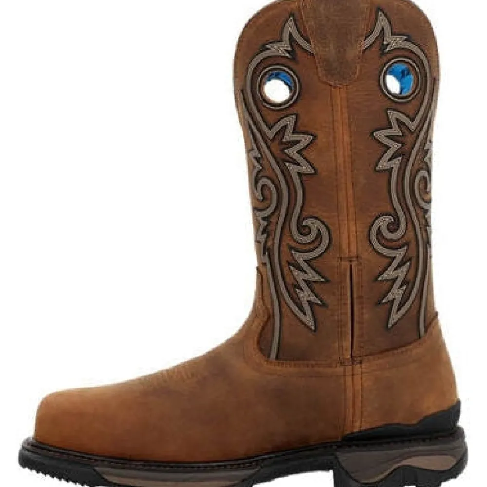 Rocky Men's Carbon 12" WP 6 Carbon Toe Western Work Boot -- RKW0376