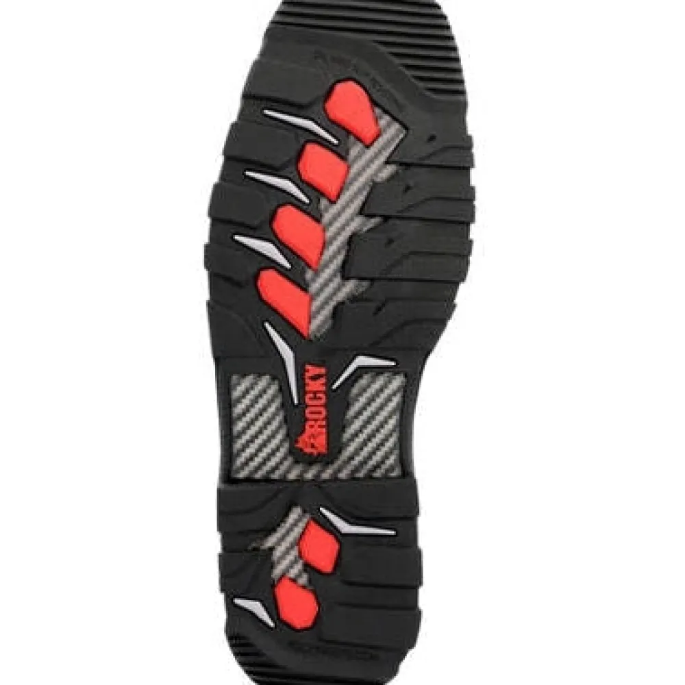 Rocky Men's Carbon 12" WP 6 Carbon Toe Western Work Boot -- RKW0376