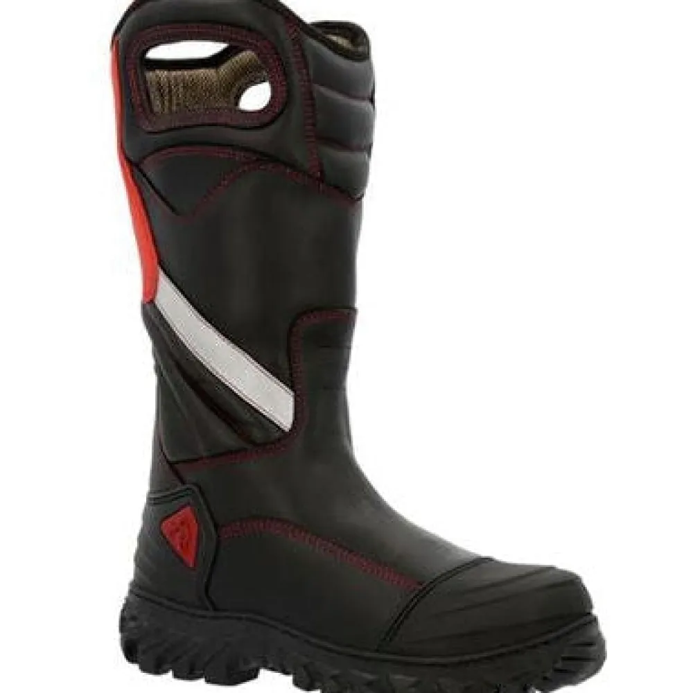 Rocky Men's Code Red Structure 14" WP NFPA Comp Toe Fire Boot -- RKD0087