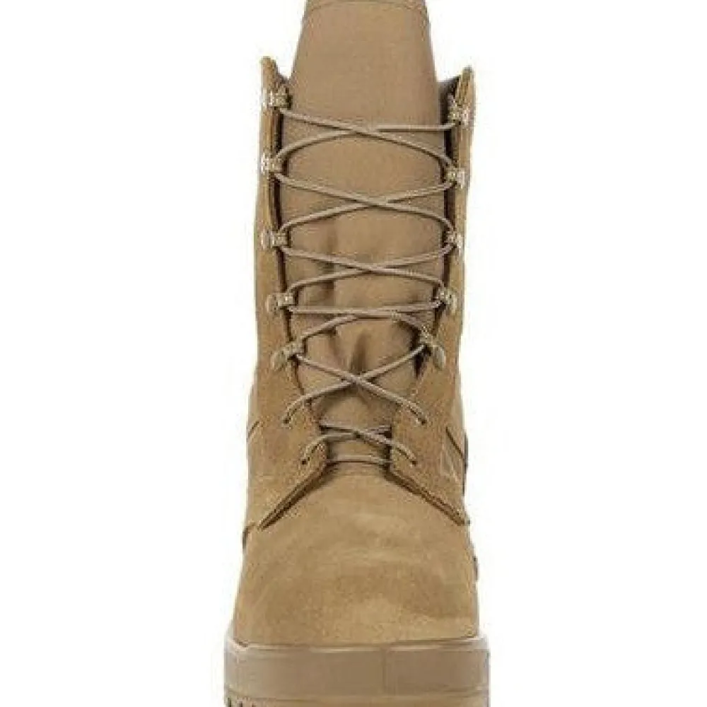 Rocky Men's Entry Level Hot Weather 8" Soft Toe USA Made Military Boot- RKC057