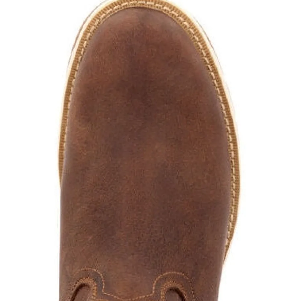 Women Rocky Men's Farmstead 10" Comp Toe Wellington Work Boot -- RKW0400