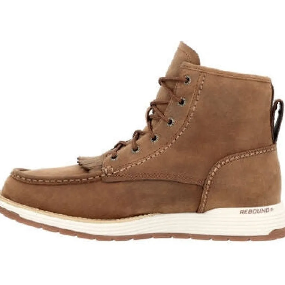 Women Rocky Men's Farmstead 6" Round Toe Western Work Boot RKW0397