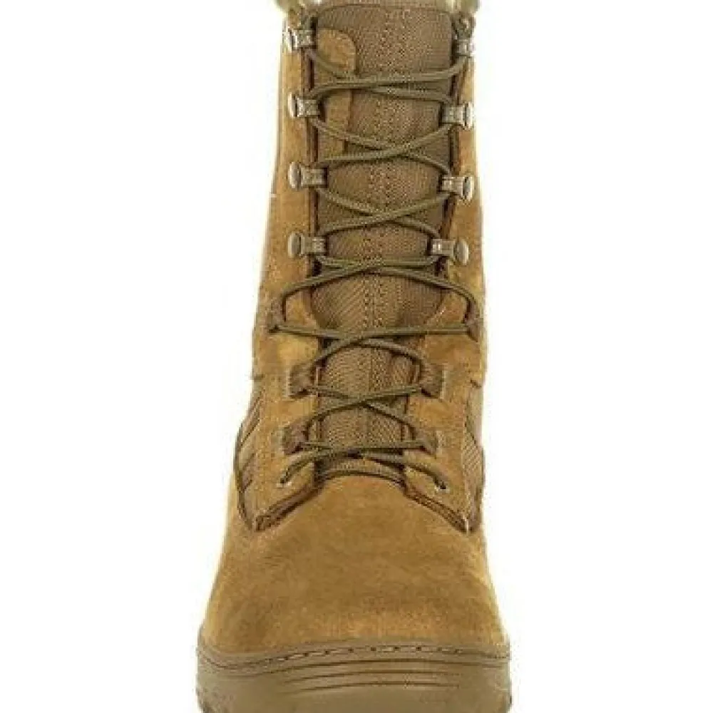 Rocky Men's Havoc Lightweight 8" Soft Toe Commercial Military Boot -Brown- RKC105