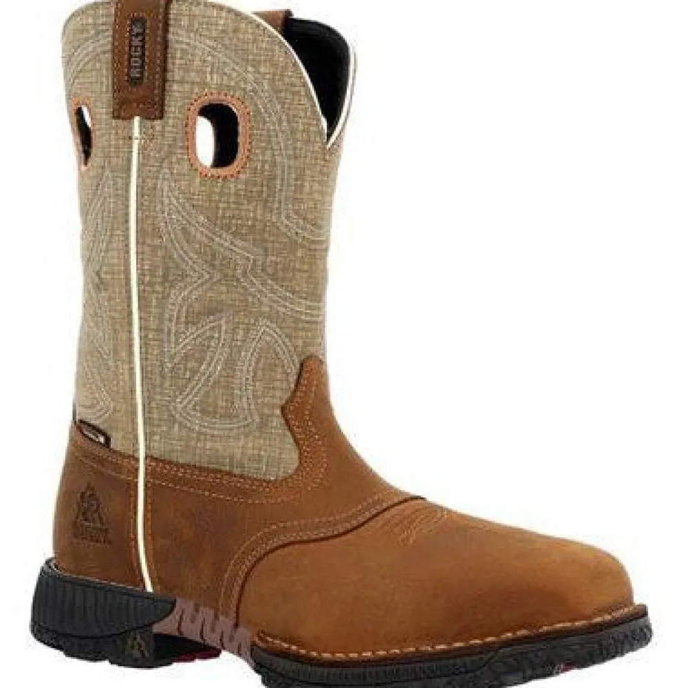 Rocky Men's Hi Wire 11" CT Waterproof Western Work Boot -- RKW0425