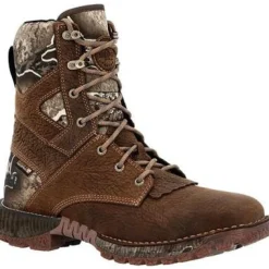 Rocky Men's Hi Wire 8" WP Slip Resist Western Hunt Boot -Earth- RKW0428