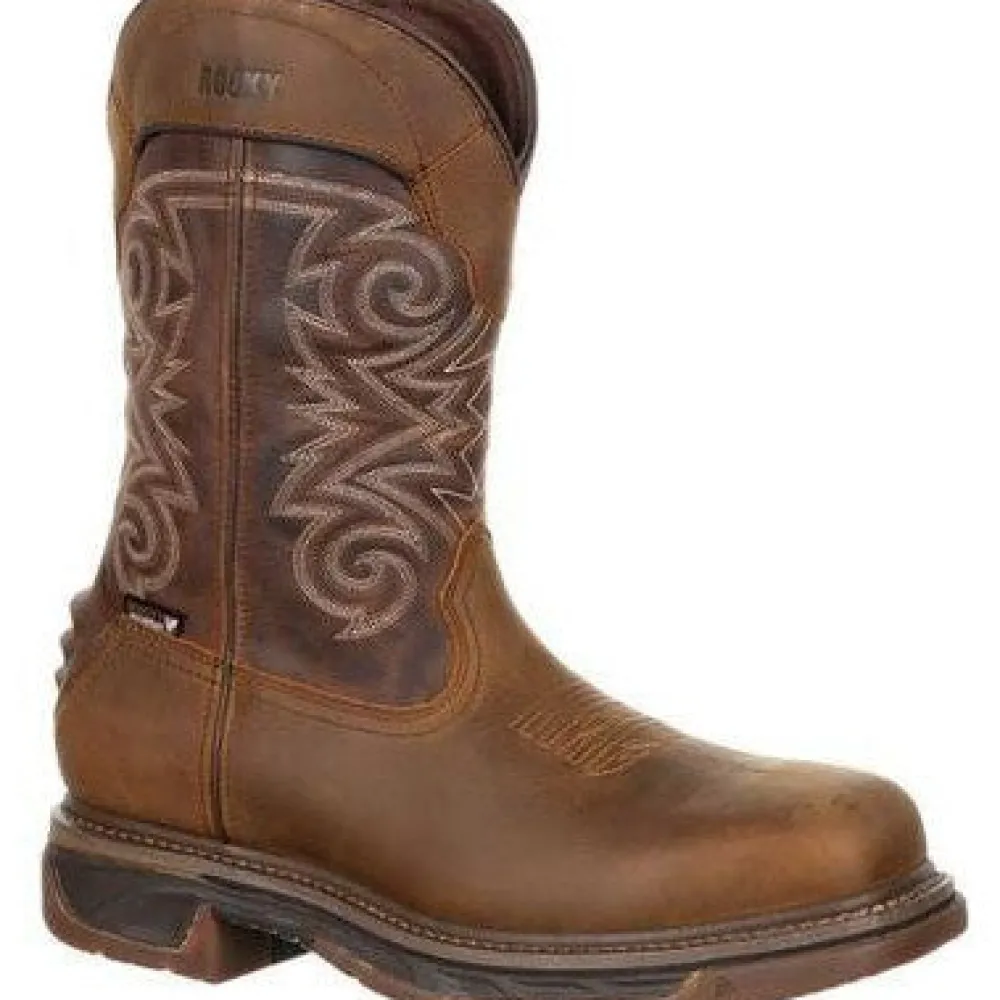 Rocky Men's Iron Skull 12" Comp Toe WP Western Boot -- RKW0249