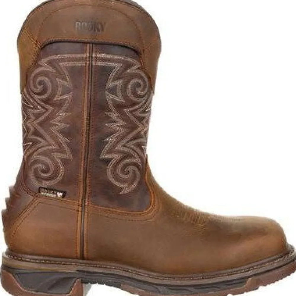 Rocky Men's Iron Skull 12" Comp Toe WP Western Boot -- RKW0249