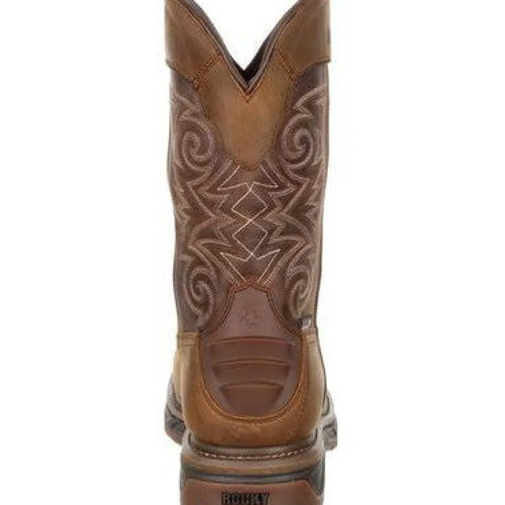 Rocky Men's Iron Skull 12" Comp Toe WP Western Boot -- RKW0249