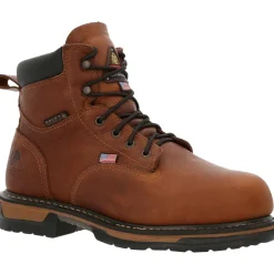 Rocky Men's IronClad 6" Steel Toe WP MG USA Made Work Boot - RKK0362