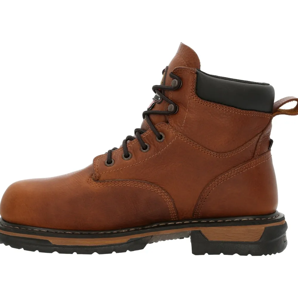 Rocky Men's IronClad 6" Steel Toe WP MG USA Made Work Boot - RKK0362